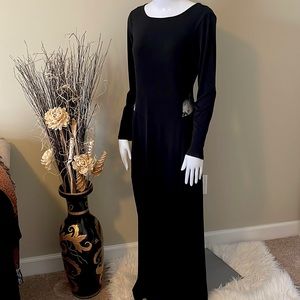 Formal Black Gown w/train